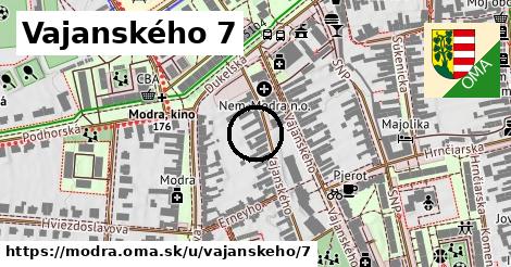 Vajanského 7, Modra