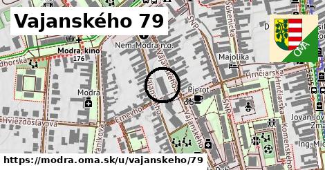 Vajanského 79, Modra