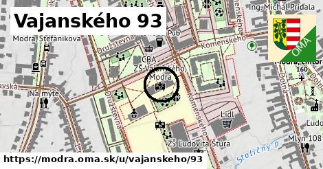 Vajanského 93, Modra