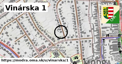 Vinárska 1, Modra