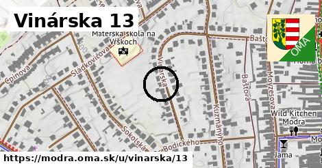 Vinárska 13, Modra
