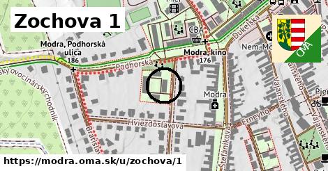 Zochova 1, Modra