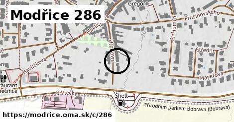Modřice <span class="supisne">286</span>