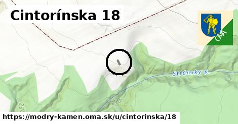Cintorínska 18, Modrý Kameň