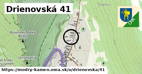 Drienovská 41, Modrý Kameň