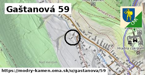 Gaštanová 59, Modrý Kameň