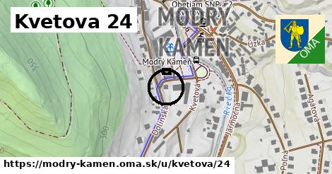 Kvetova 24, Modrý Kameň