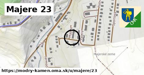 Majere 23, Modrý Kameň