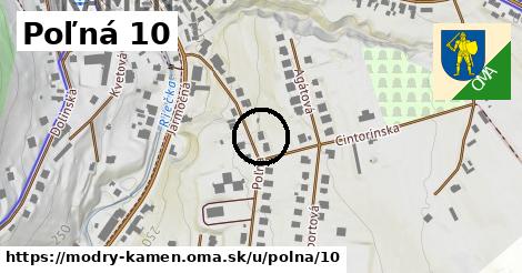 Poľná 10, Modrý Kameň