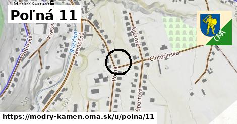 Poľná 11, Modrý Kameň