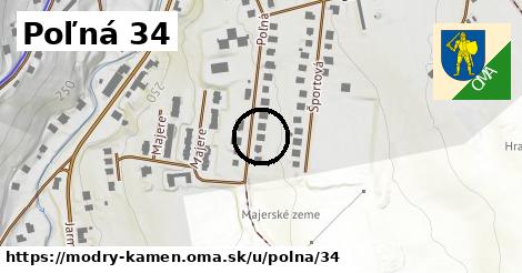 Poľná 34, Modrý Kameň