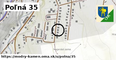Poľná 35, Modrý Kameň