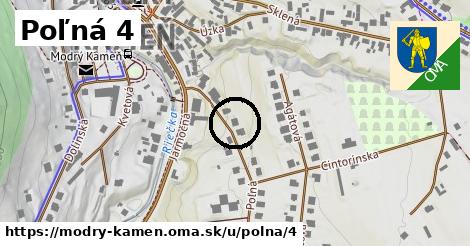 Poľná 4, Modrý Kameň