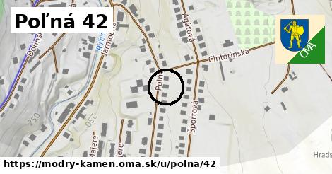 Poľná 42, Modrý Kameň