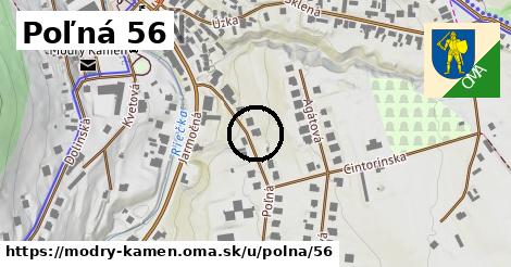 Poľná 56, Modrý Kameň