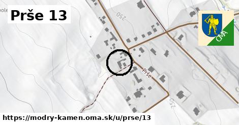 Prše 13, Modrý Kameň