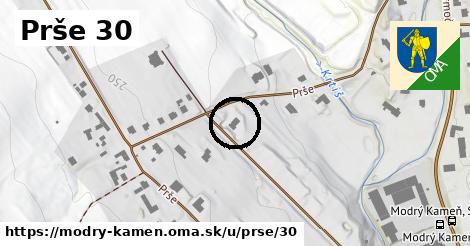 Prše 30, Modrý Kameň