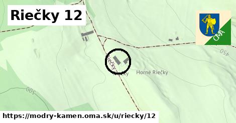 Riečky 12, Modrý Kameň