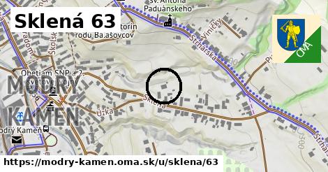 Sklená 63, Modrý Kameň