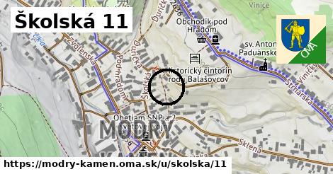 Školská 11, Modrý Kameň