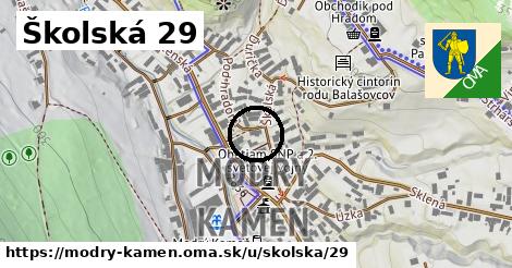 Školská 29, Modrý Kameň