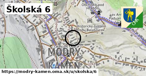 Školská 6, Modrý Kameň