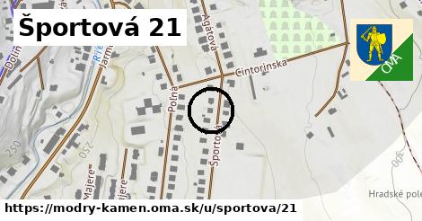 Športová 21, Modrý Kameň