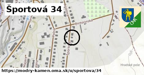 Športová 34, Modrý Kameň