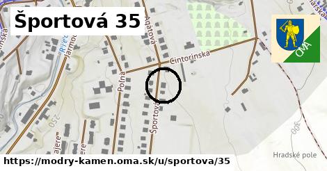 Športová 35, Modrý Kameň