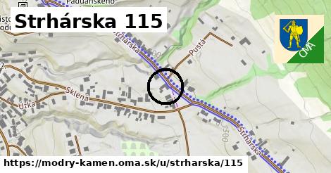 Strhárska 115, Modrý Kameň