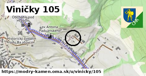 Viničky 105, Modrý Kameň