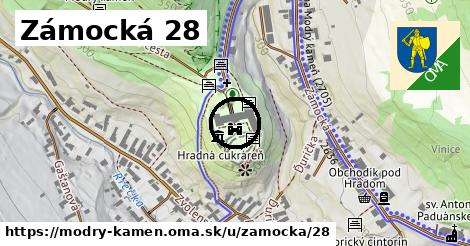 Zámocká 28, Modrý Kameň