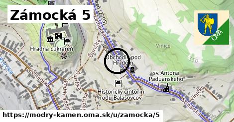 Zámocká 5, Modrý Kameň