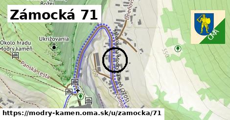 Zámocká 71, Modrý Kameň