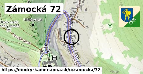 Zámocká 72, Modrý Kameň