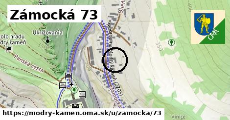 Zámocká 73, Modrý Kameň