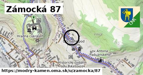 Zámocká 87, Modrý Kameň