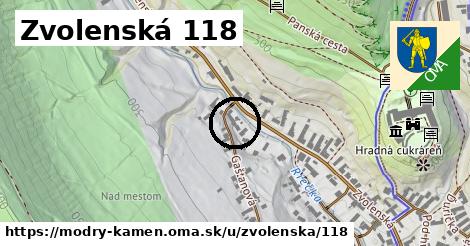 Zvolenská 118, Modrý Kameň