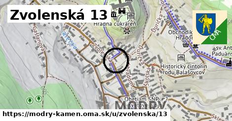 Zvolenská 13, Modrý Kameň