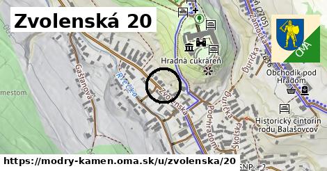 Zvolenská 20, Modrý Kameň