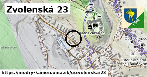 Zvolenská 23, Modrý Kameň