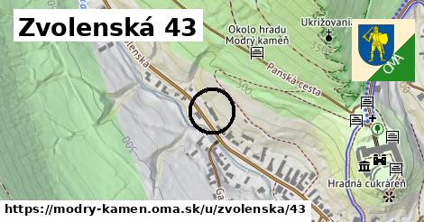 Zvolenská 43, Modrý Kameň