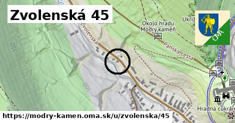 Zvolenská 45, Modrý Kameň