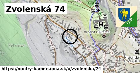 Zvolenská 74, Modrý Kameň