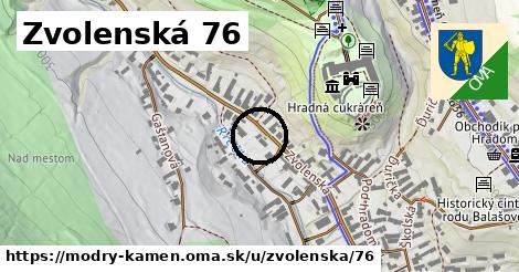 Zvolenská 76, Modrý Kameň