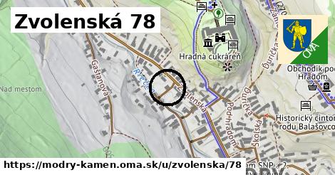 Zvolenská 78, Modrý Kameň