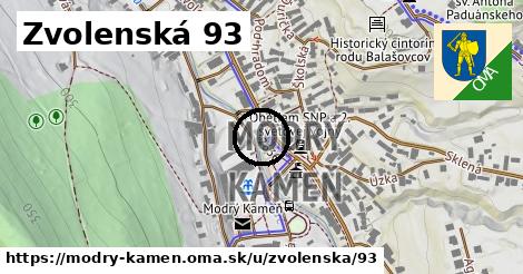 Zvolenská 93, Modrý Kameň