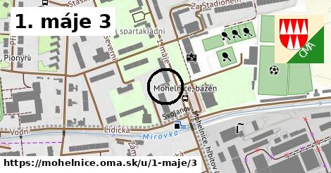 1. máje 3, Mohelnice