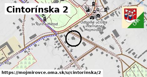 Cintorínska 2, Mojmírovce