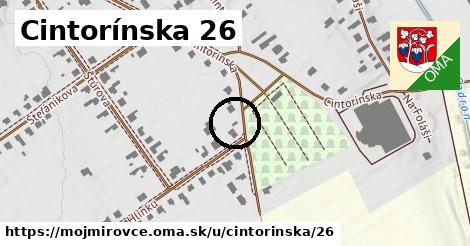 Cintorínska 26, Mojmírovce